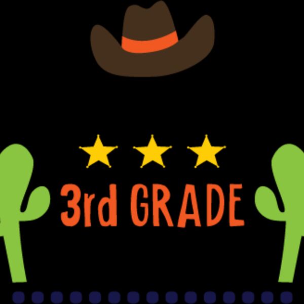 Yee Haa Cowboy 3rd Grade SVG Thumbnail