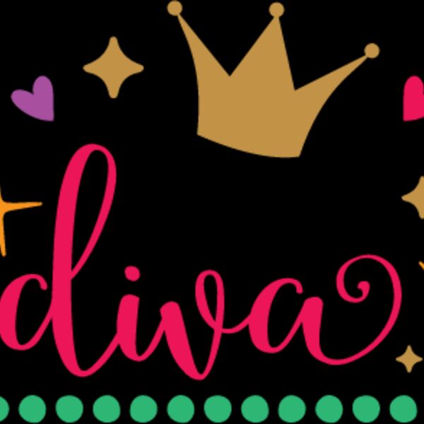 Pre K Diva SVG Thumbnail
